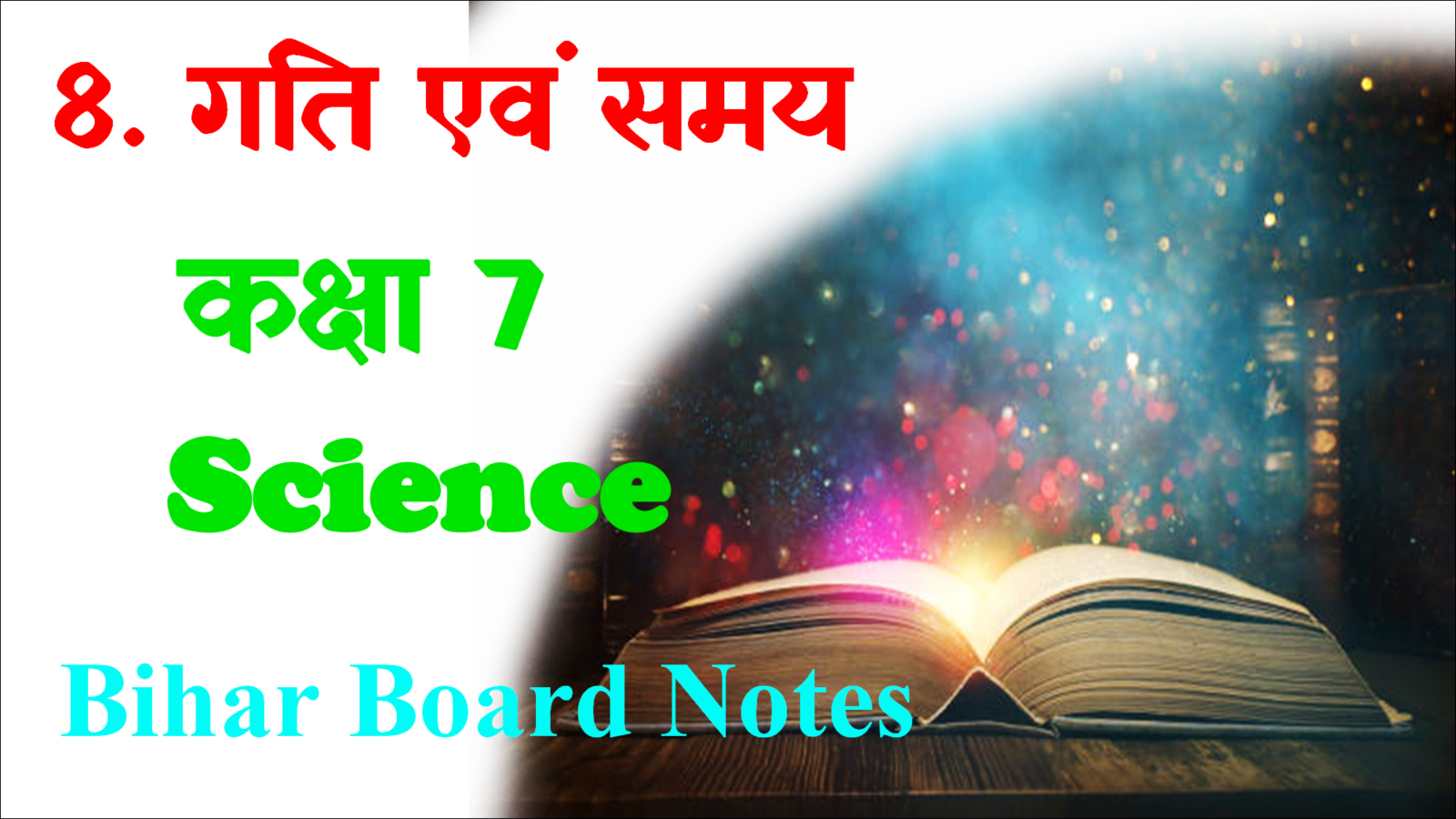 Gati Evam Samay Class 7 Notes