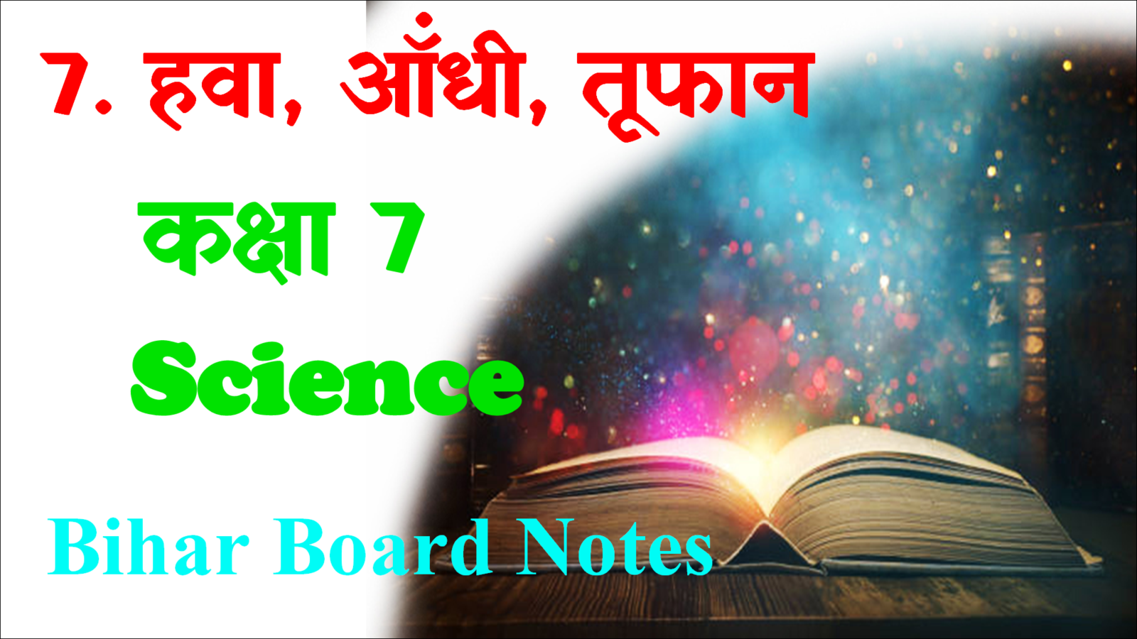 Hawa Aandhi Toofan Class 7 Notes