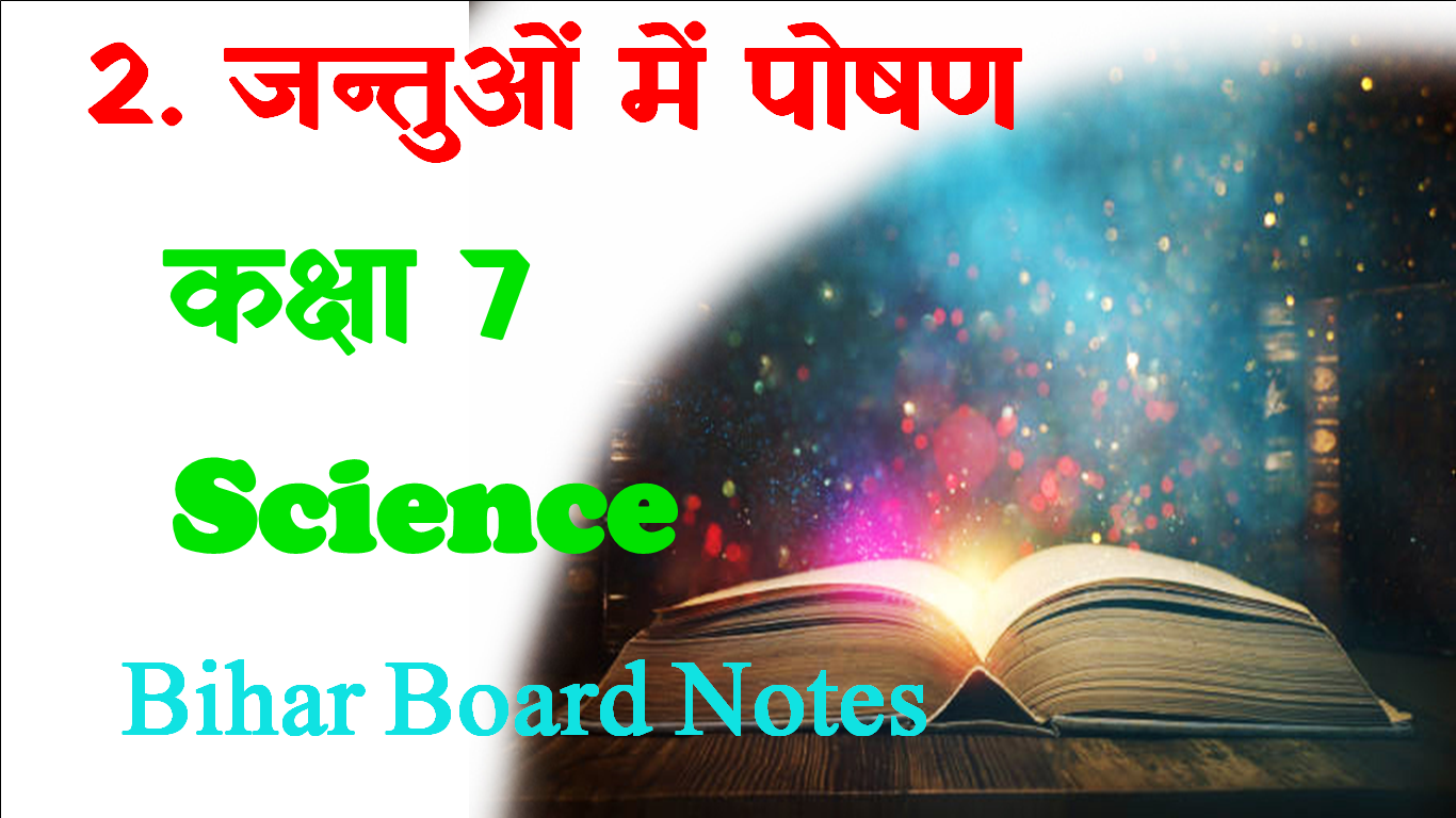 Jantuo me Poshan Class 7 notes